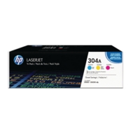 HP CF372AM 304A Toner Cartridg e MultiPack CMY 3x2.8k Pages