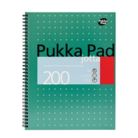 Pukka A5 Jotta Wirebound Metallic Notebook Pack of 3