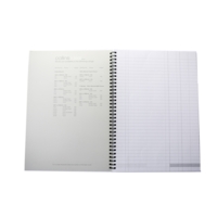 Collins A4 Soft Back Double Cash Manuscript Book