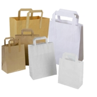 Medium Brown Paper Bags 200mm x 325mm x 250mm Box of 250