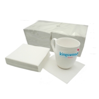 White 1-Ply Napkins 320mm x 300mm Pack of 500