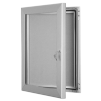 A4 External Display Case Silver Anodized Case Grey Felt