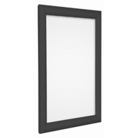 A4 Aluminium 25mm Snap Frame Black EACH