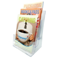 Desk Leaflet 3 Tier Dispenser Size A4