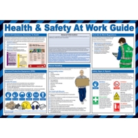 Health & Safety at Work Guide 590mm x 420mm PVC Poster