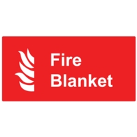 Fire Blanket PVC 200mm x100mm Sign