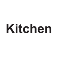 Kitchen 110mm x 220mm PVC Sign