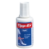 Tippex Rapid Correction Fluid 20ml Single Bottle