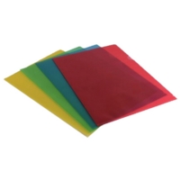 A4 Open Top and Side Folders Red Pack of 100