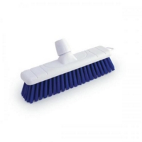 Stiff Bristle 12  Hygiene Broom Head Blue