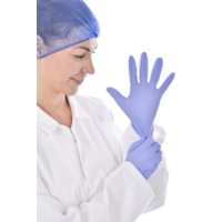 Nitrile Glove Blue Powder Free Medium Box of 100