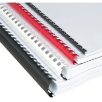 16mm Plastic Binding Combs White Pack of 100