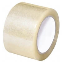 Parcel Tape CLEAR 48mm x 66m LOW NOISE P/P Pack of 6