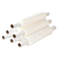Clear Stretch film 400mm x 300 Ext Core Medium Duty Single
