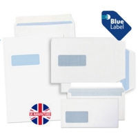 C4 White Plain 100gsm Peal & Seal Envelopes Pack of 250