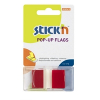Pop-Up RepositionableTabs Index Red Pack of 50