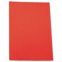 Guildhall Square Cut 315gsm Red Folders Pack of 100