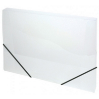 PVC 30mm Box File Clear SINGLE