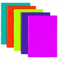 A5 Soft PVC Cover Notebook Pack of 10