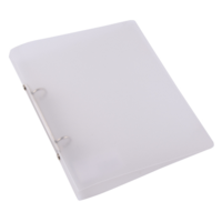 A4 Slim Assorted Frosted Clear Ring Binders SINGLE