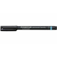 Staedtler Lumocolour Permanent Laundry Black SINGLE PEN