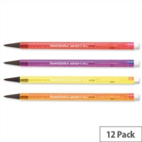 PaperMate Non Stop Mechanical Assorted Pencils Box of 12
