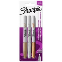 Sharpie Fine Metallic Assorted Markers Pack of 3