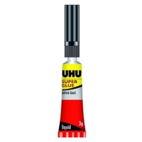 UHU Ultra Fast Superglue Tube 3g SINGLE