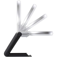 Hand Held Magnifier Glass with Light and Stand