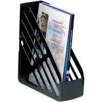 Magazine Rack File Foolscap Storage Black