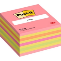 Post-It Note Cube Neon 76mm x 76mm 450 Sheets