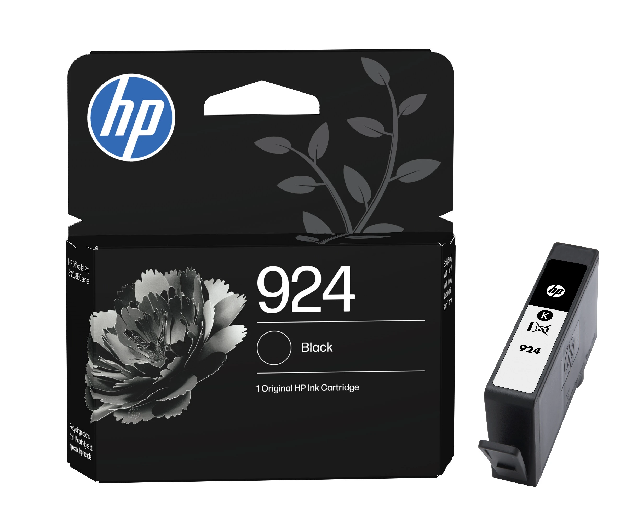 HP 4K0U6NE 924 Ink Cartridge Black 400 Pages IE