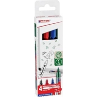 Edding 361 Drywipe Whiteboard Fine Markers Pack of 4