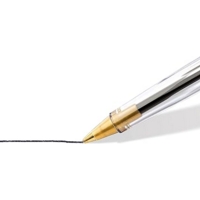 Staedtler Stick Ballpen Medium Black Box of 10