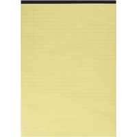 A4 Executive Ruled Stitched Memo Notepad Yellow Pack of 10