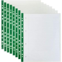 A4 Deluxe Portrait Green Strip Punched Pockets Box of 100