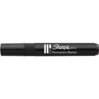 Sharpie W10 Permanent Black Chisel Tip Markers Box of 12
