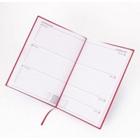 A5 Academic Week to View Diary Burgundy 2026-2027