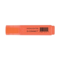 Q-Connect Orange Highlighter Pens Box of 10