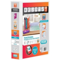Elba Panorama A4 4-Ring 50mm Binder White SINGLE