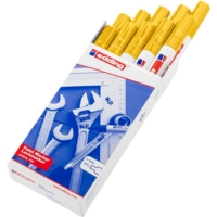 Edding 750 Paint Marker 2-4mm Bullet Yellow Box of 10