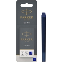 Parker Fountain Pen Blue Ink Refill Cartridges Pack of 5