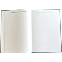 A4 Academic Page Per Day Diary Burgundy 2026-2027