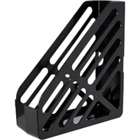 Magazine Rack File Foolscap Storage Black