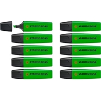 Stabilo Boss Original Highlighter Green Pack of 10