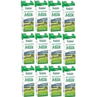 Semi-Skimmed 1L Long Life Milk Carton Case of 12