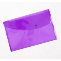 A4+ Stud Popper Purple Wallets Pack of 5