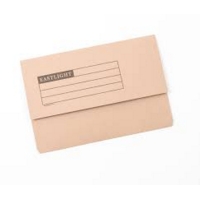 Eastlight Foolscap Document Wallets Buff Pack of 50