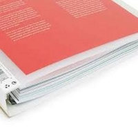 Rapesco A4 Clear Presentation Ring SINGLE BINDER