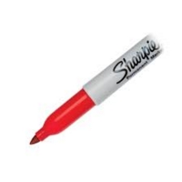 Sharpie Fine Markers Red Markers Box of 12
